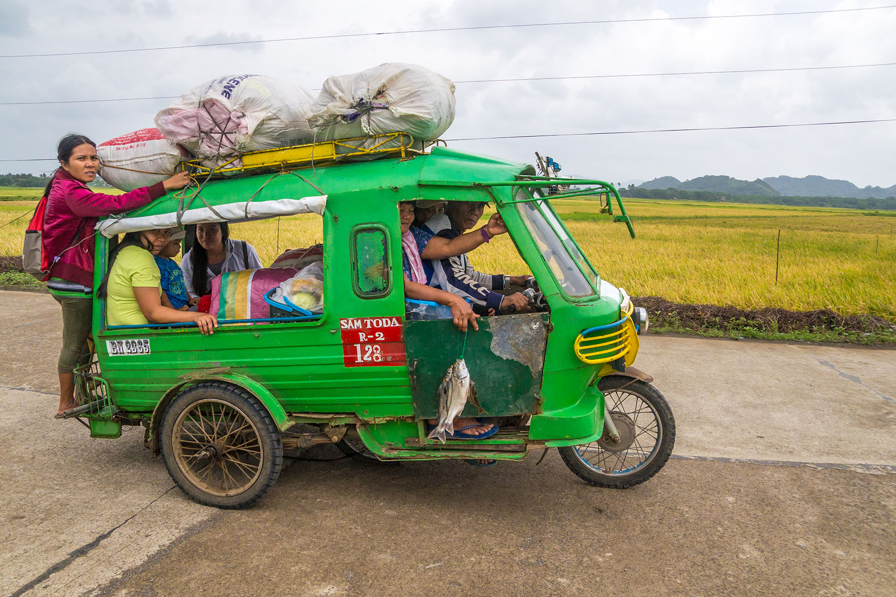 Tricycle auf den Philippinen