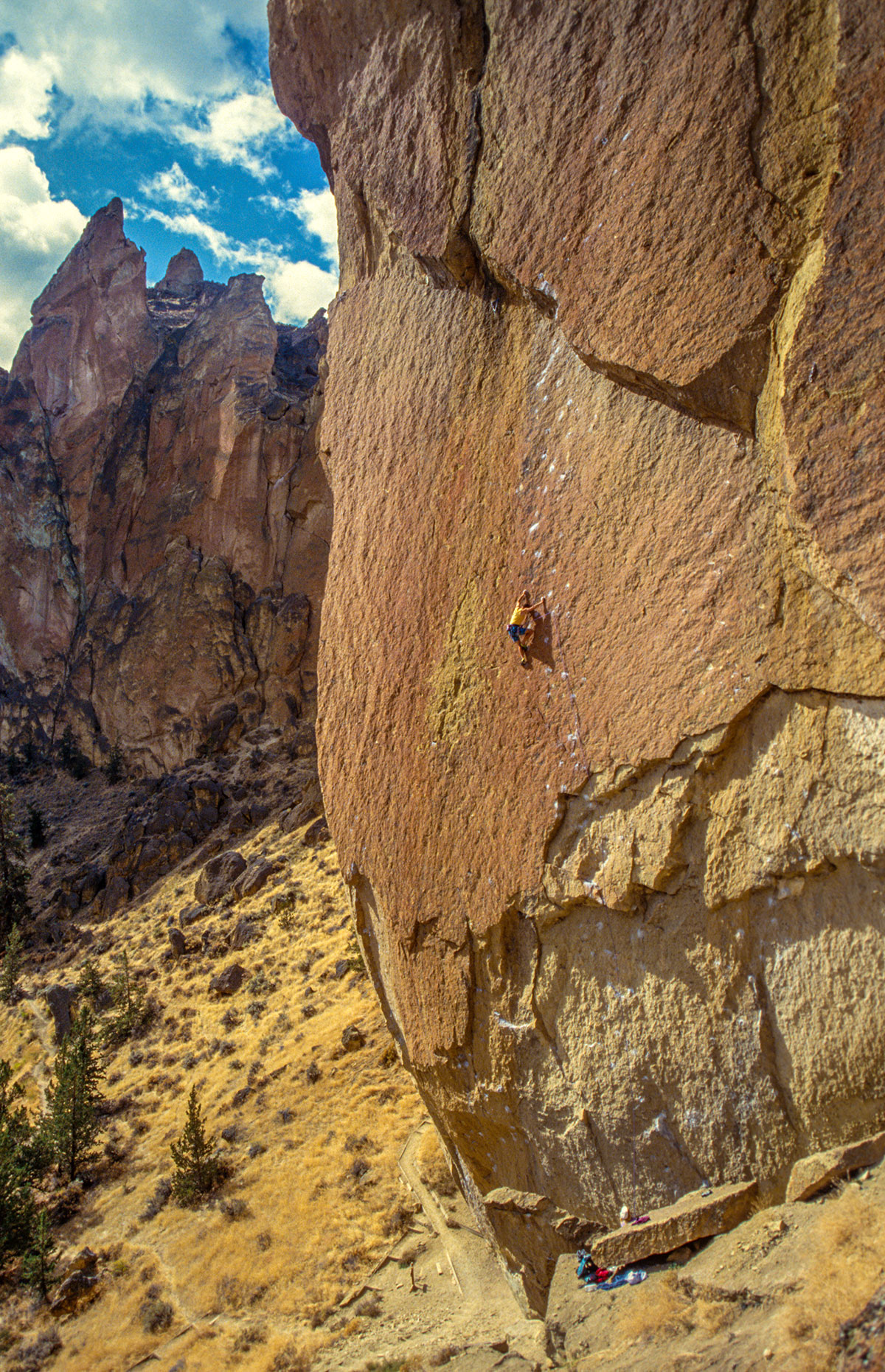 Smith Rocks Oregon - climber