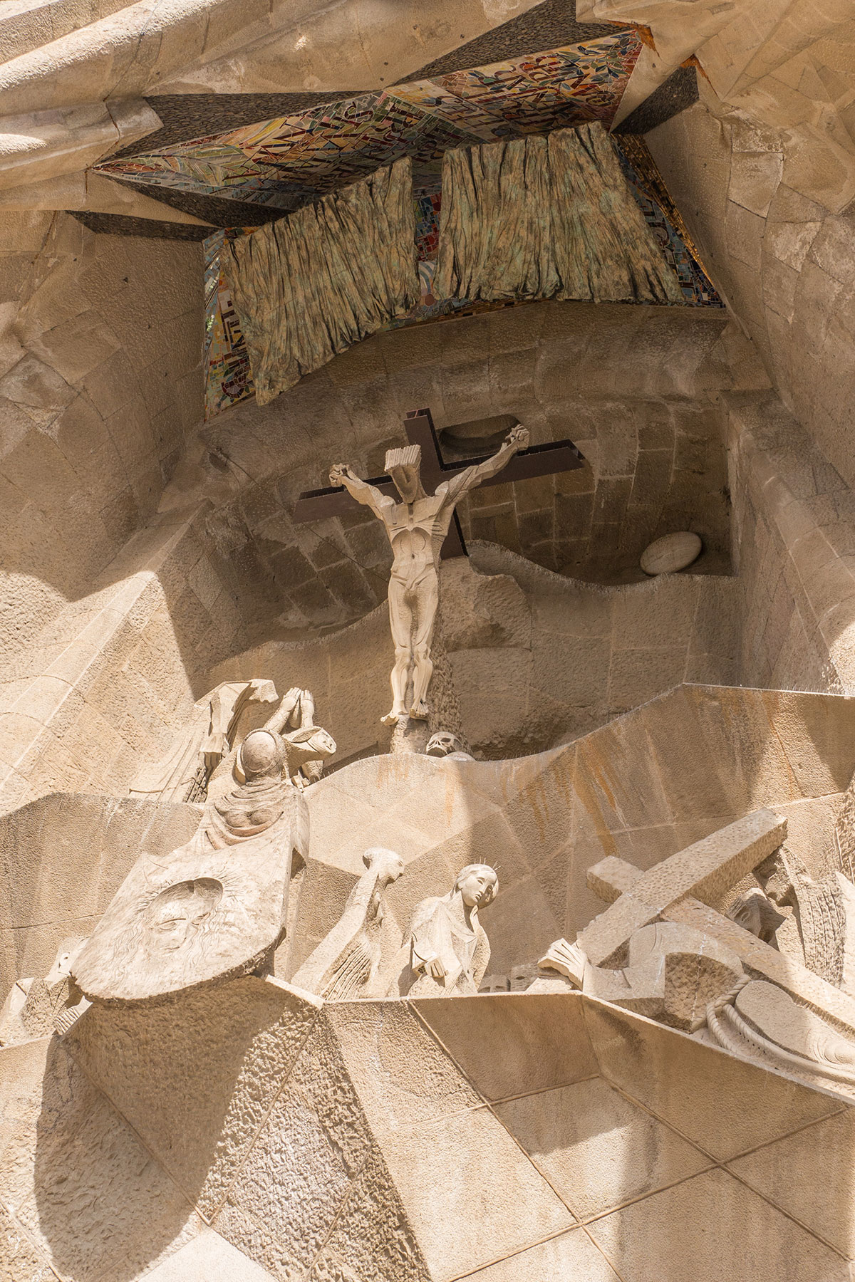 Barcelona - Sagrada Familia - Passionsseiten Fassade