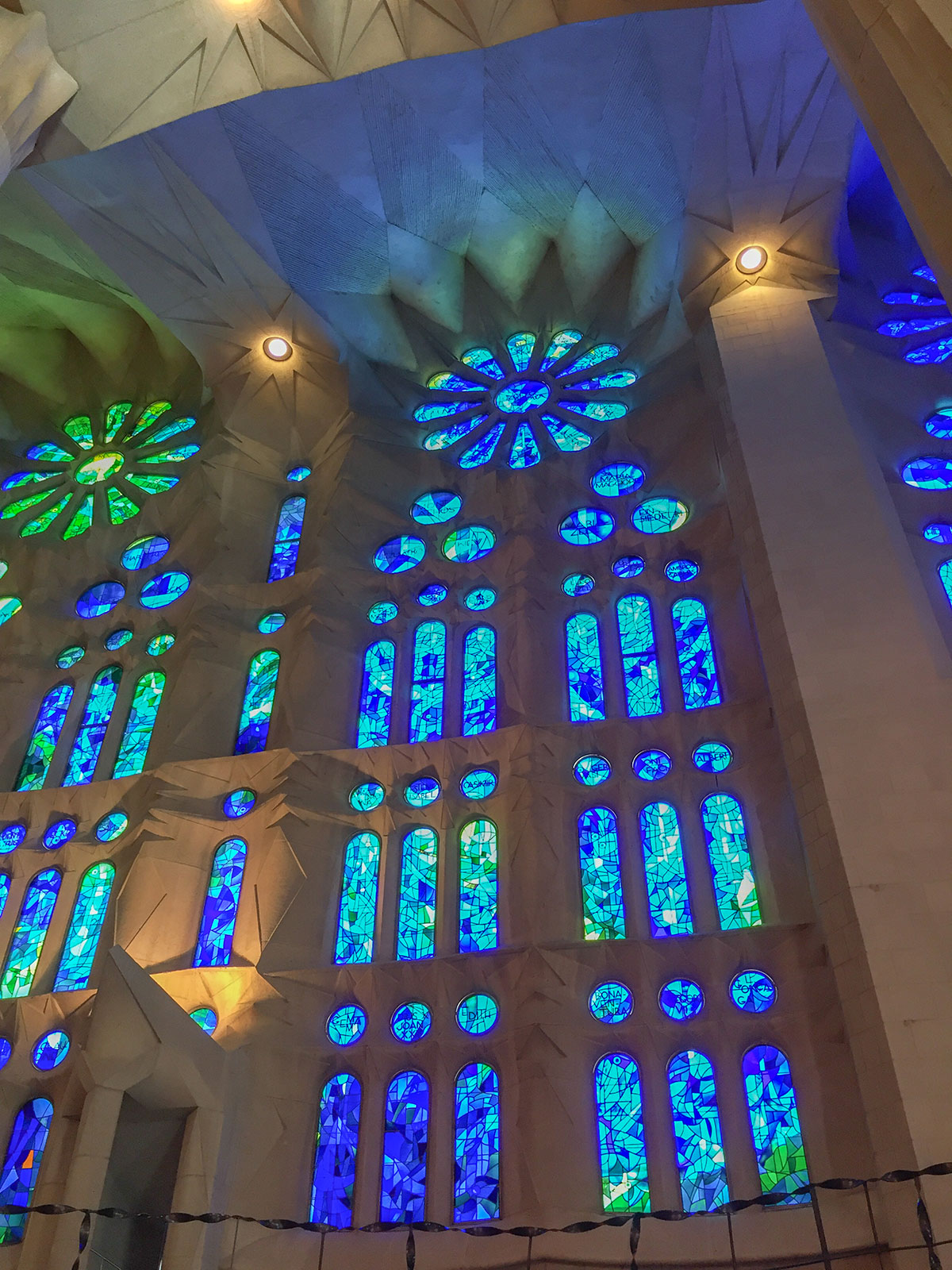 Barcelona - Sagrada Familia - Seitenfenster