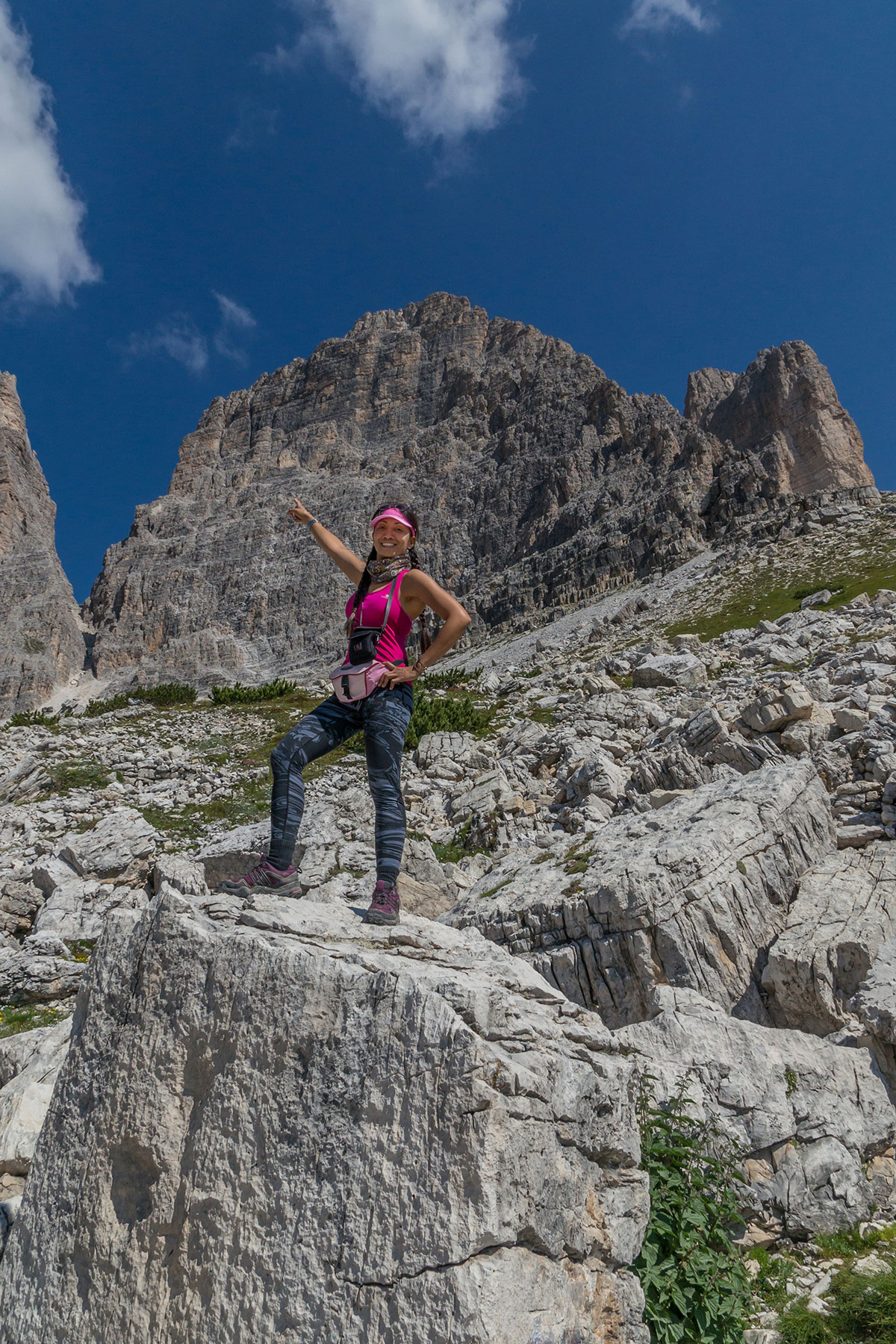 Big Pinnacle - South face of the Three Peaks Dolomites, Italy - 