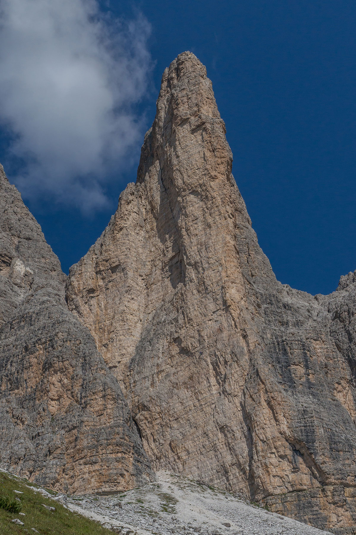 Small Pinnacle - West face of the Three Peaks Dolomites, Italy - 