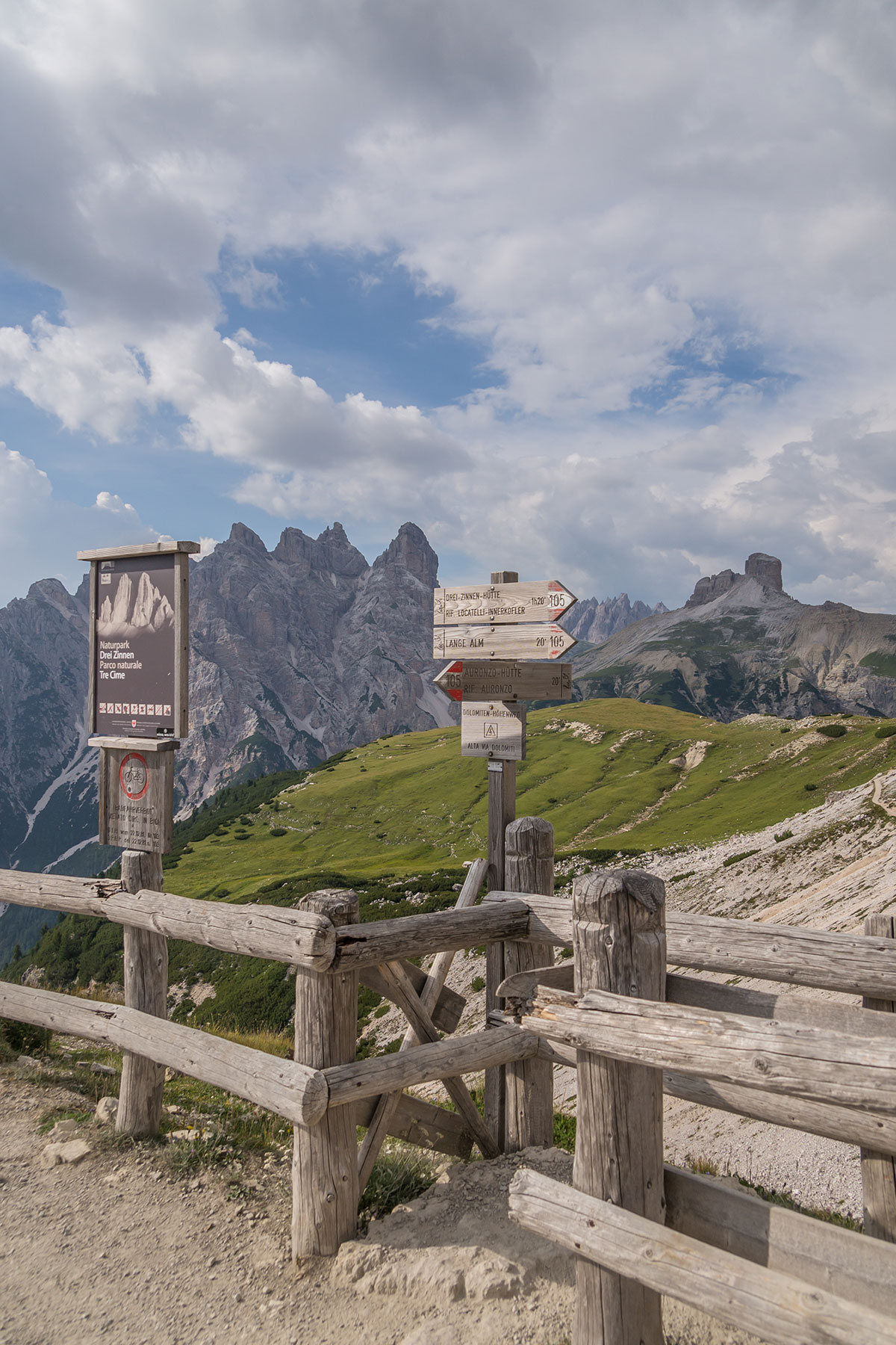 Circumnavigating the Three Peaks Dolomites, Italy - 