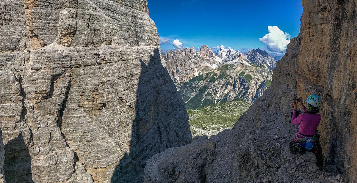 Ascend at the Big Pinnacle - Three Peaks Dolomites, Italy - 