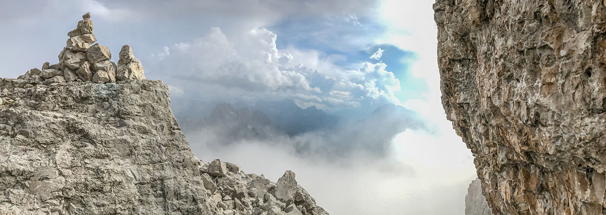 Trail of the Big Pinnacle - Three Peaks Dolomites, Italy - 