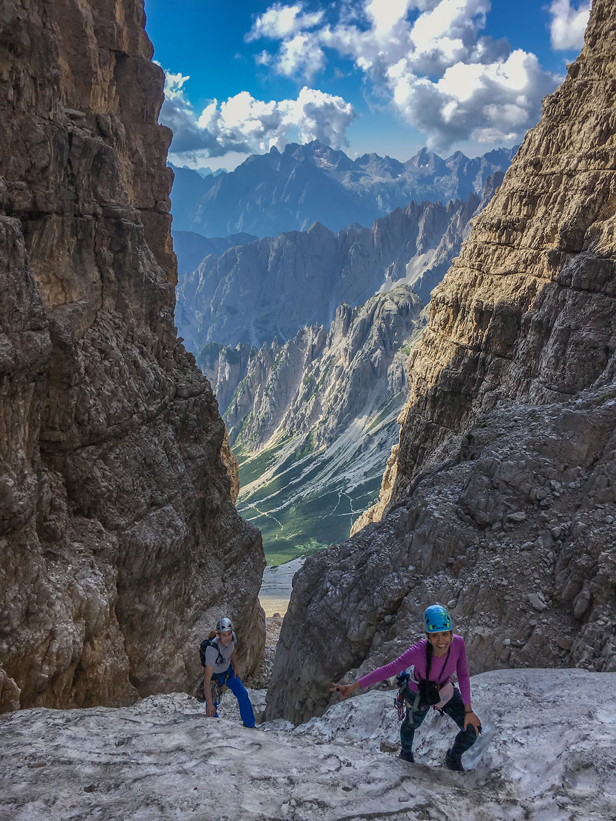 Three Peaks Dolomites, Italy - Northface of the Big Pinnacle, 
