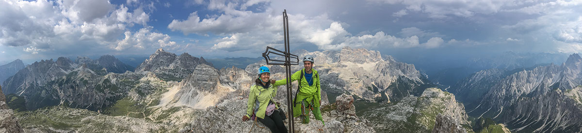 Small Pinnacle- Three Peaks Dolomites, Italy - Summit cross