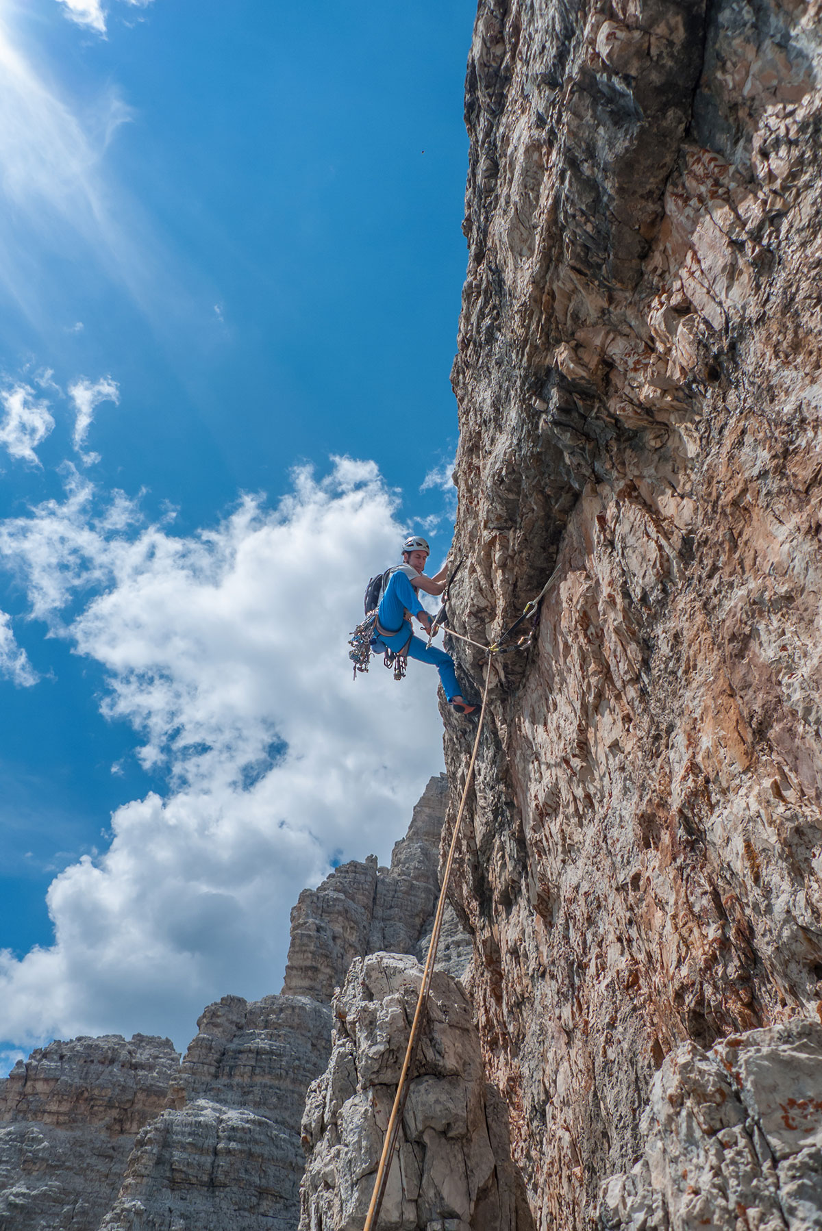 Big Pinnacle, Three Peaks Dolomites, Italy North West corner, 