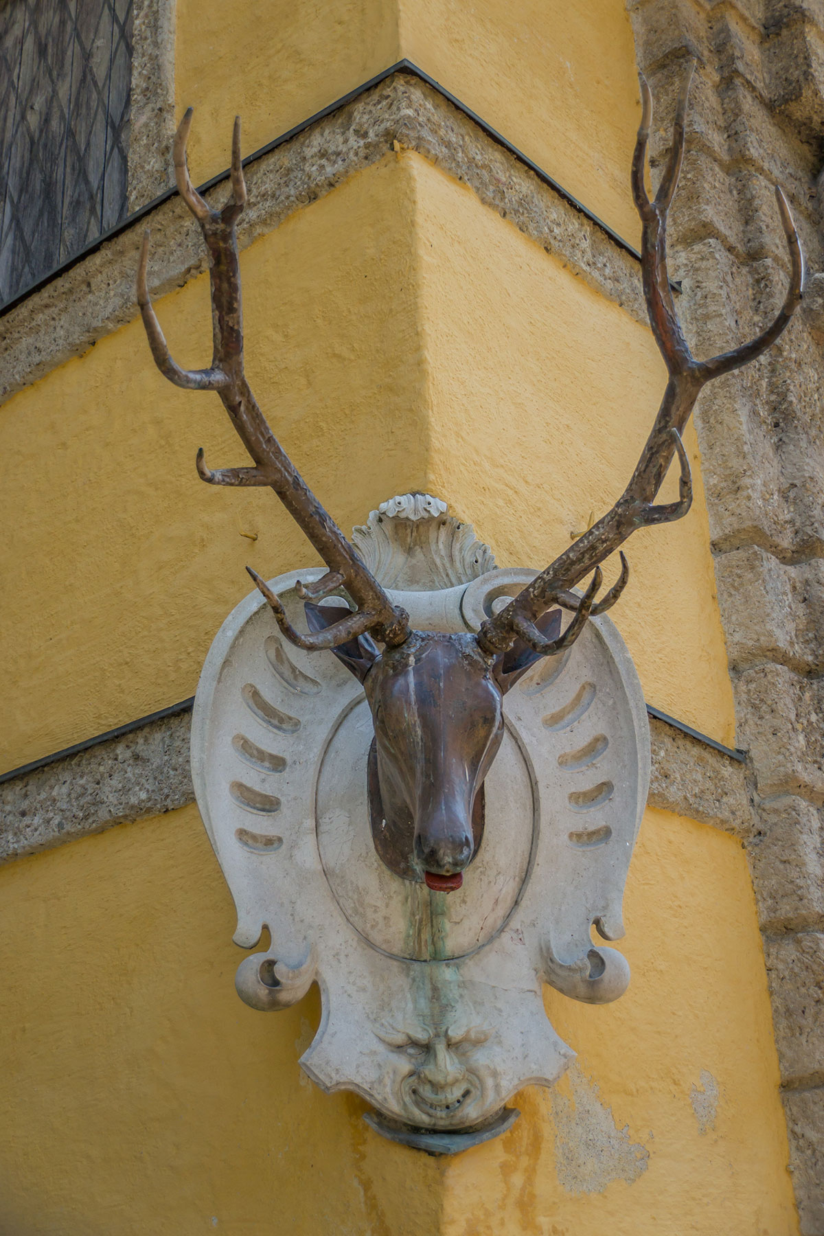 Salzburg, Schloss Hellbrunn, Wasserspiele, Markus Sittikus