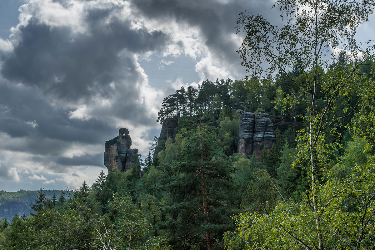 Labské Údolí near Děčín, rocks