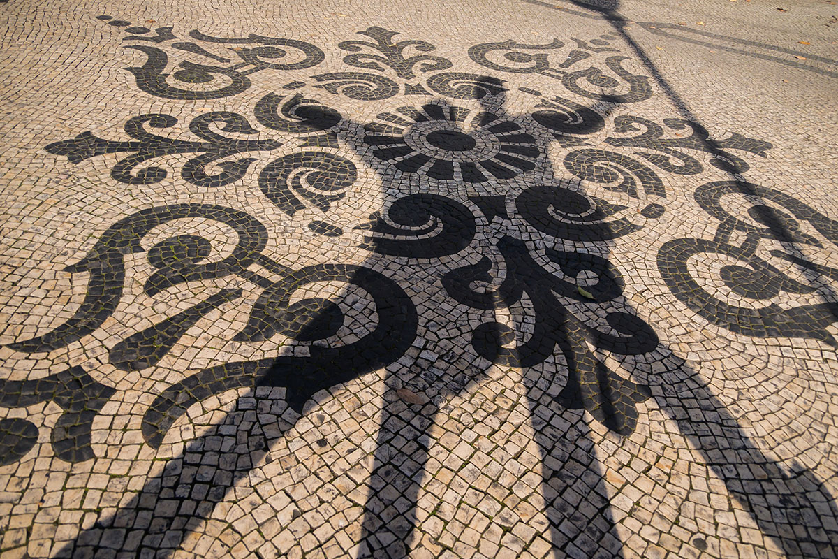 Portugal, Lissabon, Schattenwurf