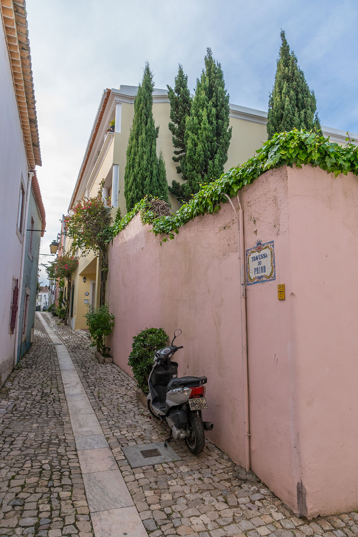 Portugal, Cascais, small street