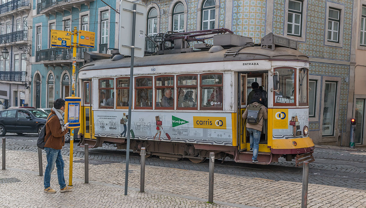 Portugal, Lissabon, Tram