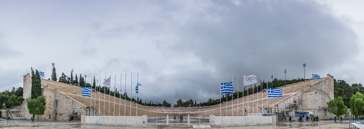 Greece, Athens, Panathenaic stadium