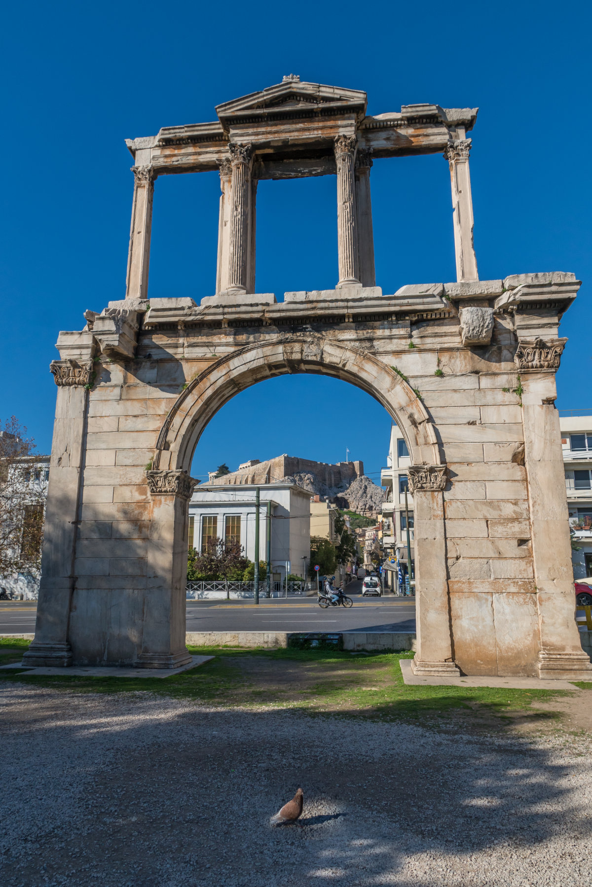 Greece, Athens, Hadrians gate