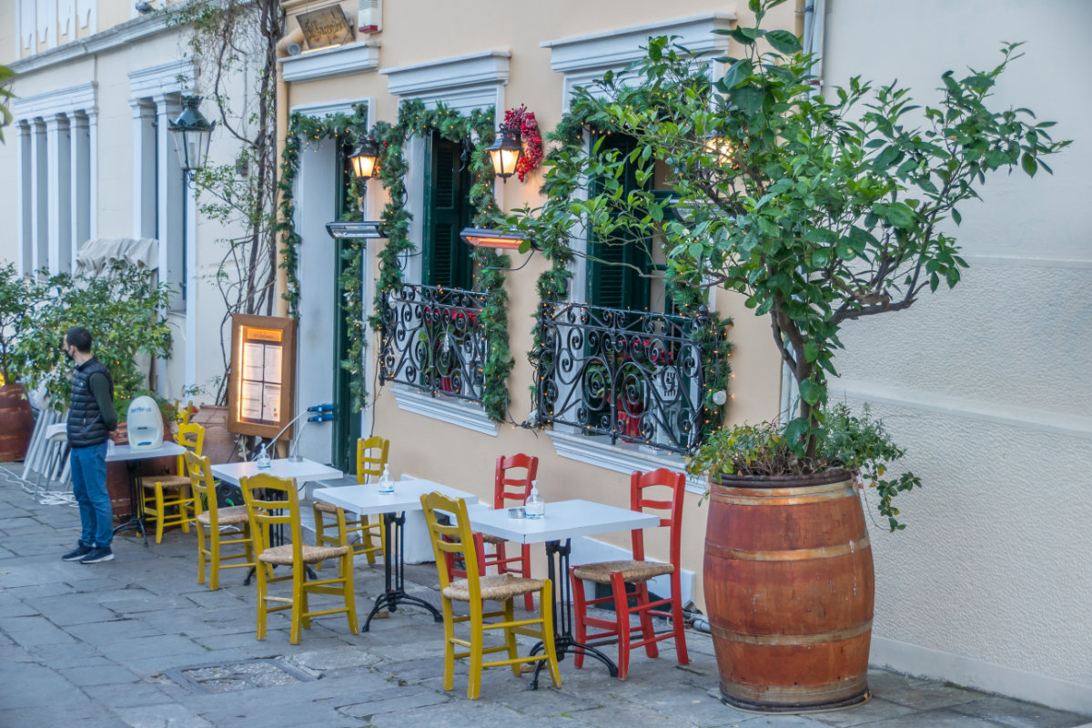 Greece, Athens, restaurant
