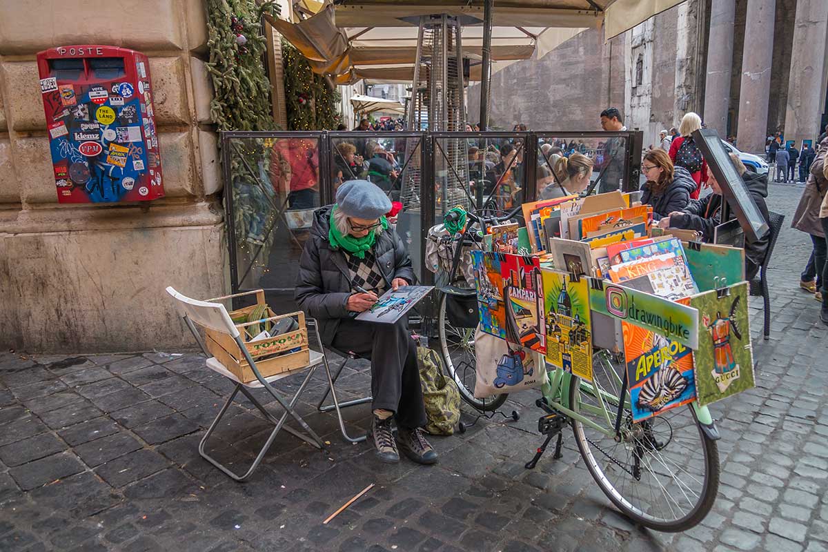 Drawing Bike in Rom