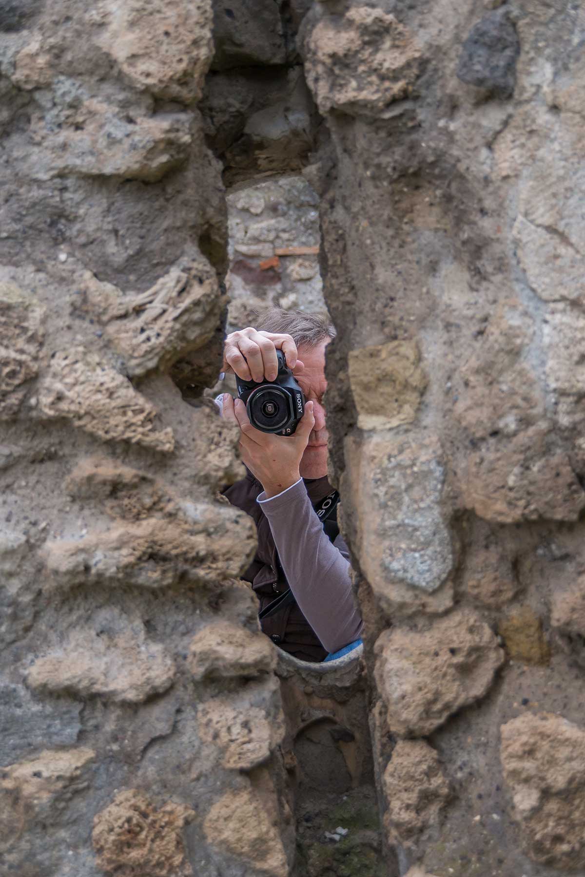 Fotograf in Pompei