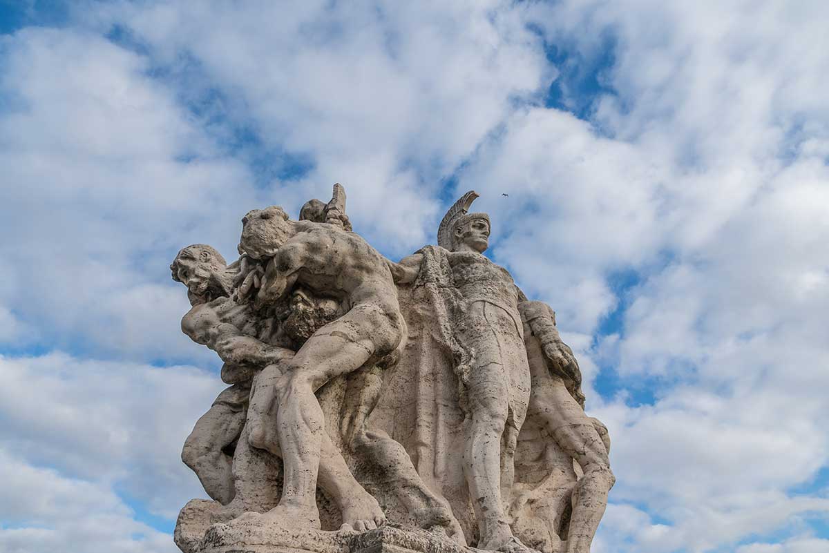 Rom - Statuen Gruppe