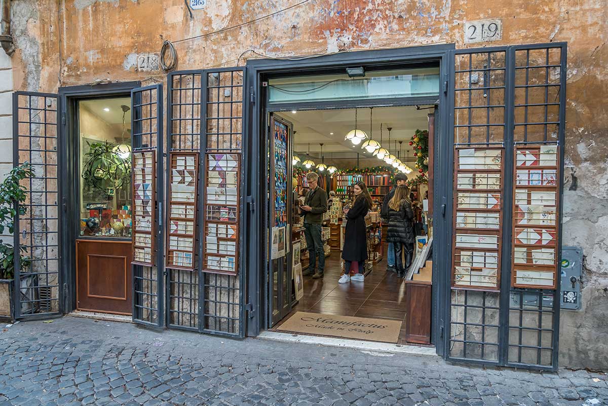 Bücherladen in Rom