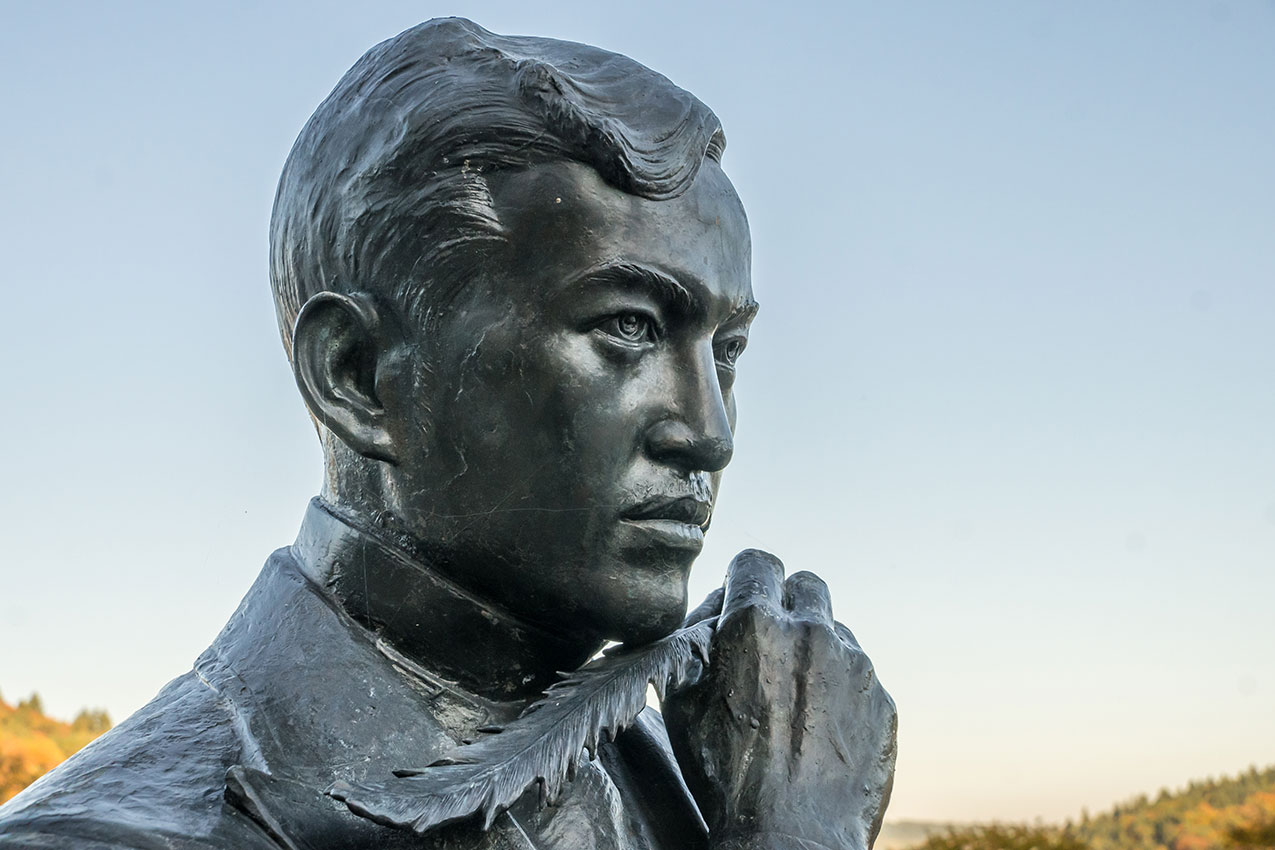 Das Denkmal von Jose Rizal bei Heidelberg