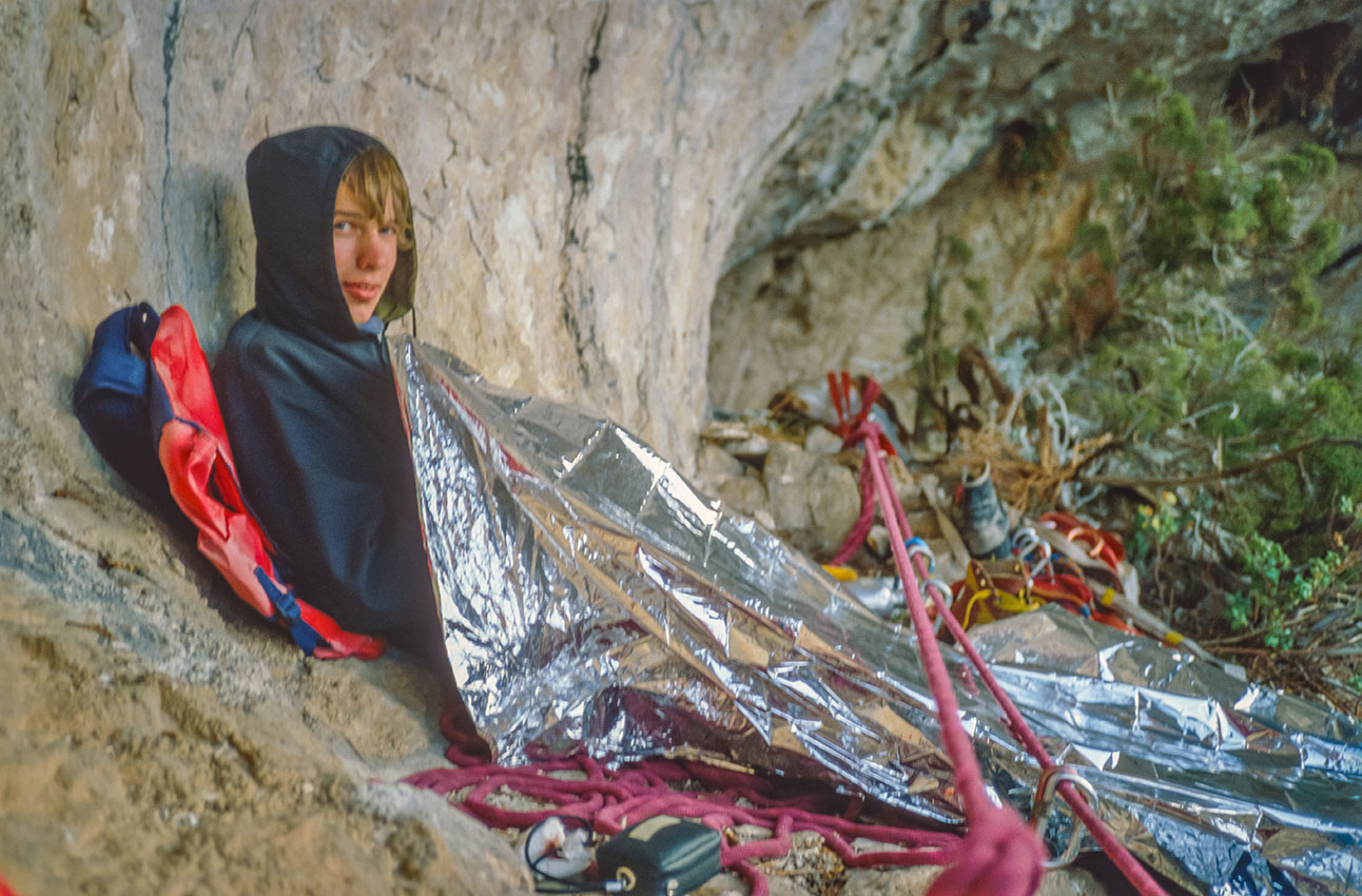 Carsten Wottke beim Biwack im Verdon